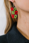 Ho,Ho, Ho Dangle Earrings