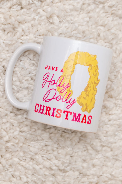Holly Dolly Christmas Mug Womens