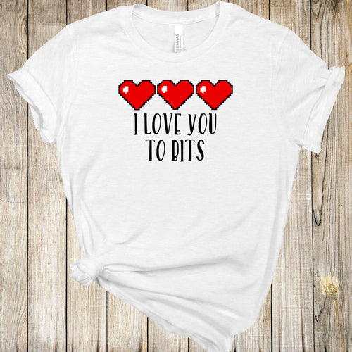 Graphic Tee - I Love You To Bits