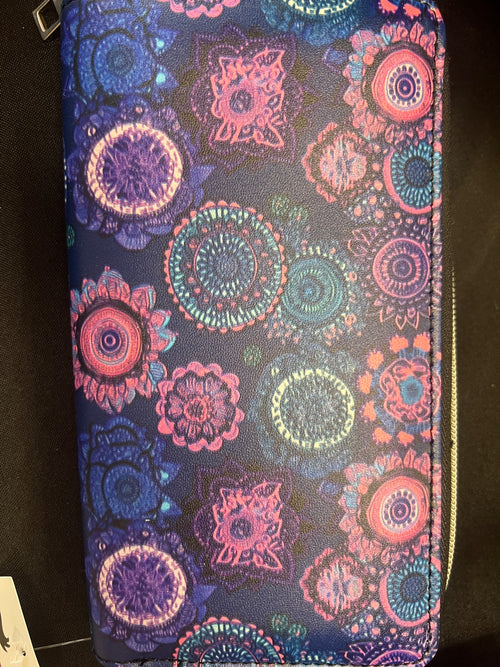 Wallet - Purple Mandala