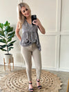 Hyperstretch Skinny Jeans In Tan
