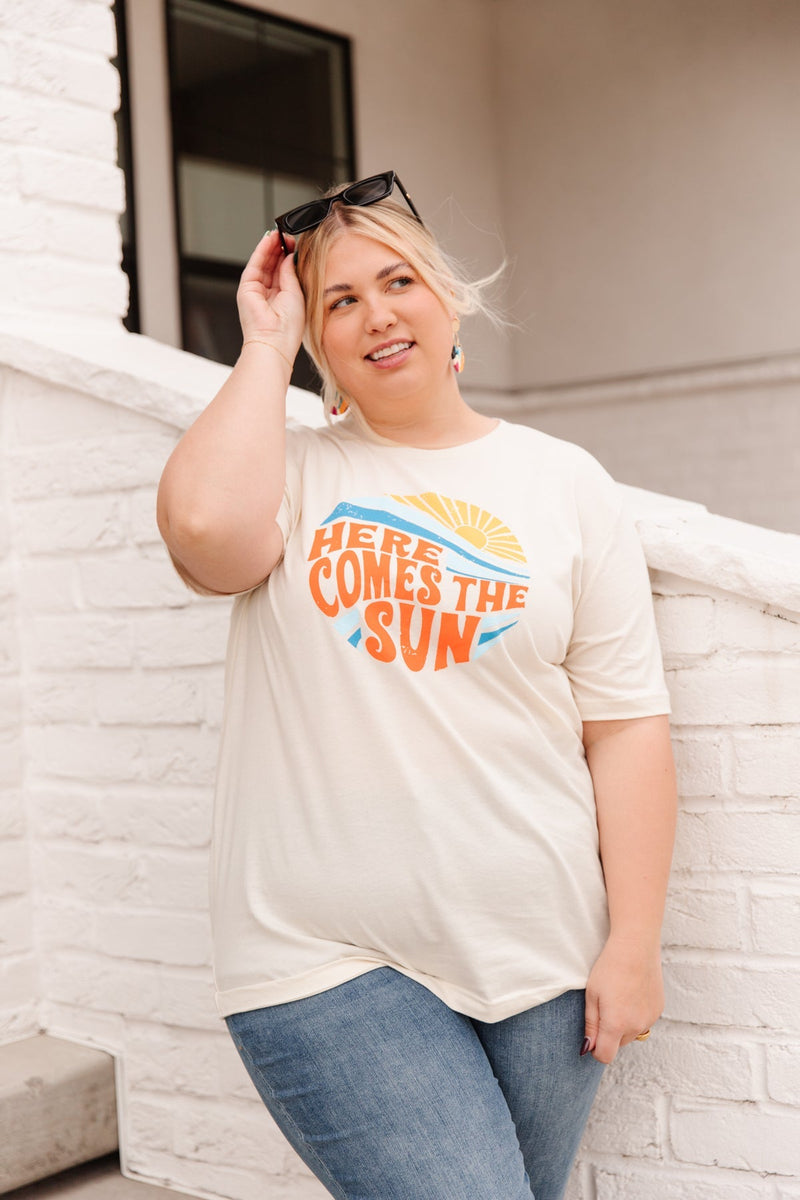 Here Comes The Sun Graphic Tee Womens