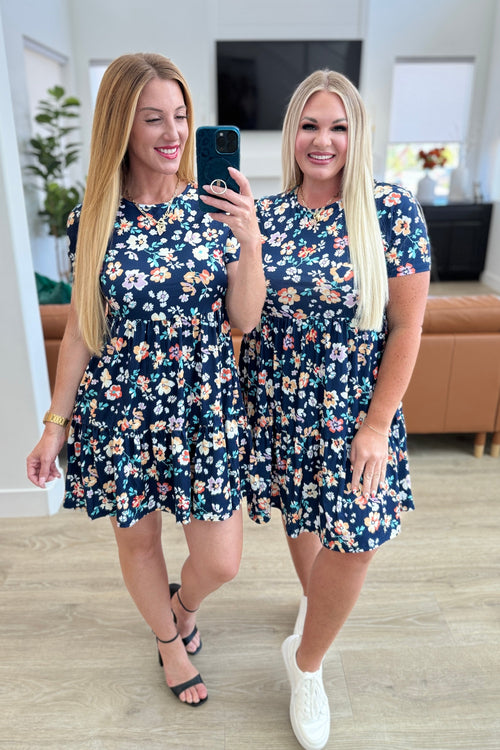 French Friday Floral Dress**