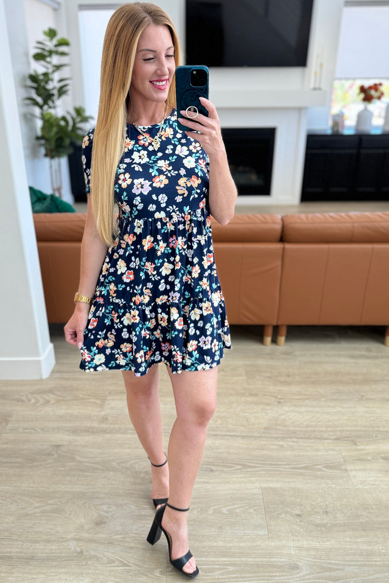 French Friday Floral Dress**