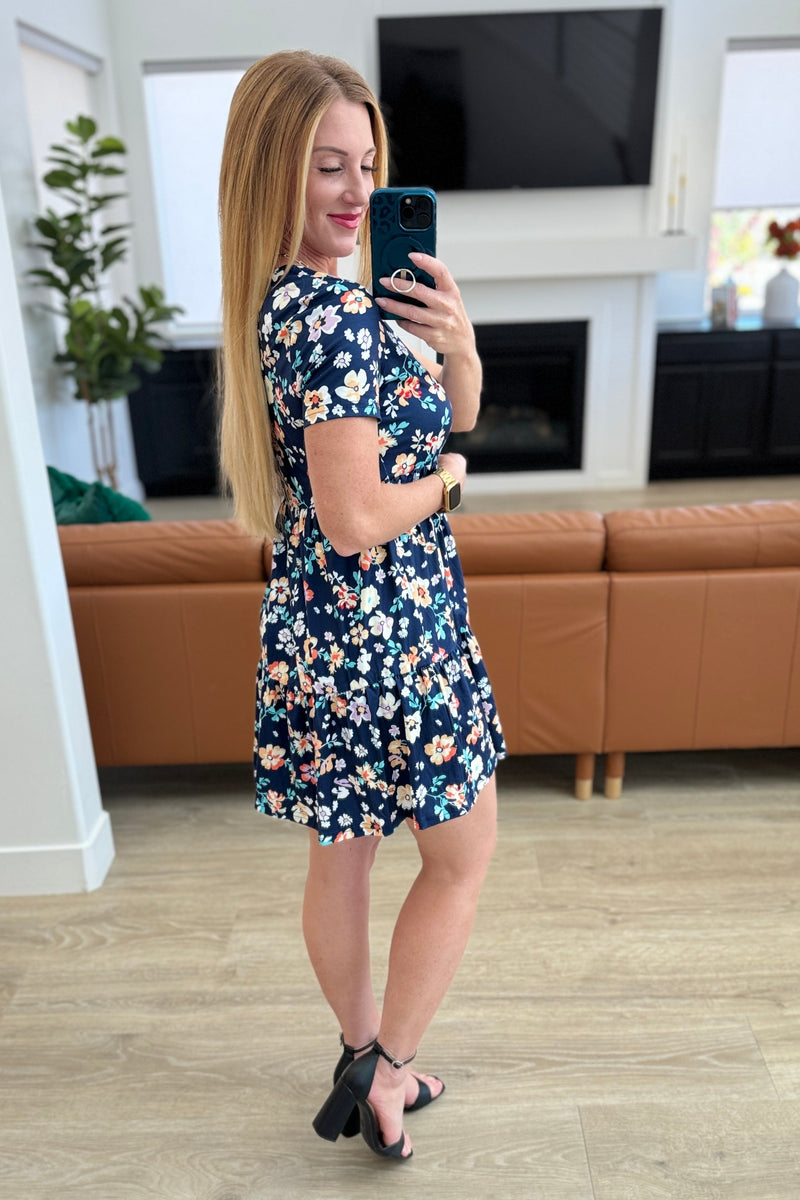 French Friday Floral Dress**