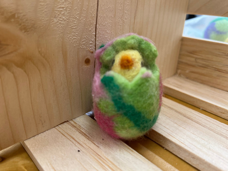 Felted Eggs And Chicks