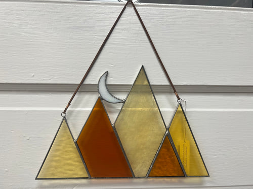 Root Studio - Orange Stained Glass Mountain