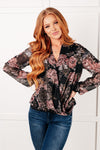 I Wish We Had it All Surplice Floral Blouse*