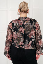 I Wish We Had it All Surplice Floral Blouse*