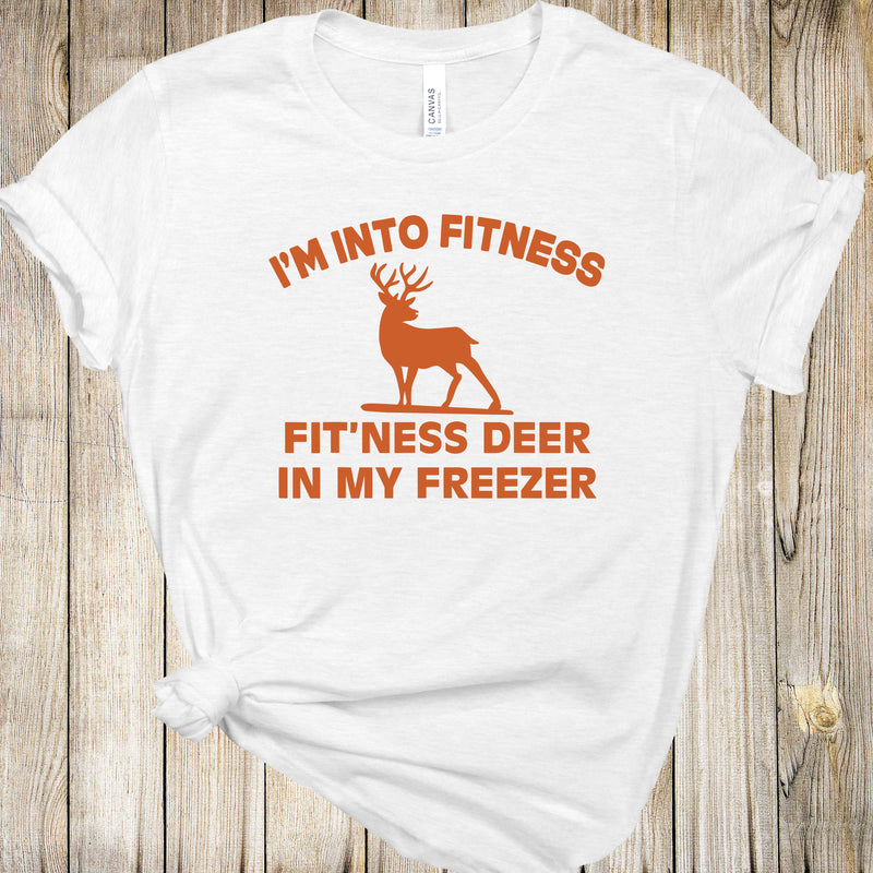 Graphic Tee - Im Into Fitness Deer In My Freezer