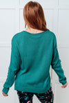 In Stitches Drop Shoulder Sweater*