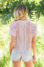 In The Mix Short Sleeve Top Womens