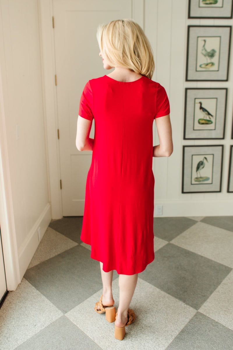 In The Now Dress In Red Womens