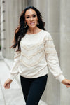 Into The Fringe Top In Beige Womens