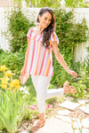 Its Electric Striped Shirt Womens