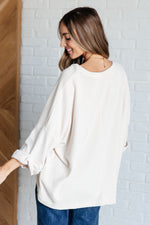 Ivory Thoughts Chenille Blouse