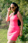 Midnight Flamingo Dress