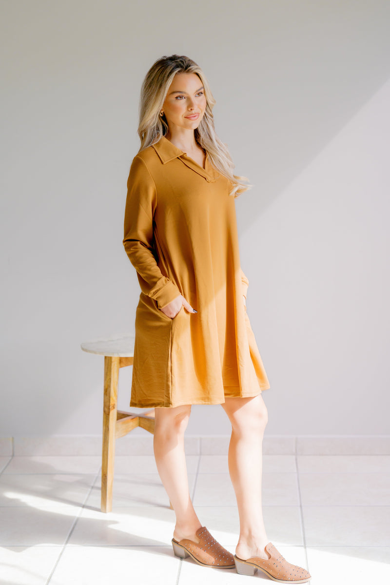 Golden Bloom Dress