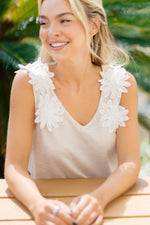 Whimsy Bloom Sleeveless Top