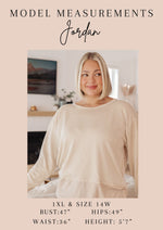 Up For Anything V-Neck Blouse in Taupe