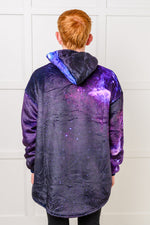 Kids Oversized Hoodie Blanket in Starry Sky*