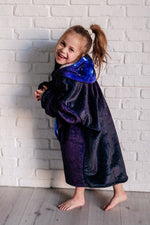 Kids Oversized Hoodie Blanket in Starry Sky*