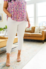 Lauren Hi-Waisted White Skinny Jeans Womens