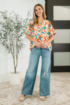 Lei Me Down V-Neck Top