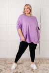 Lilac Whisper Dolman Sleeve Top