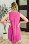 Lizzy Tank Dress in Magenta**