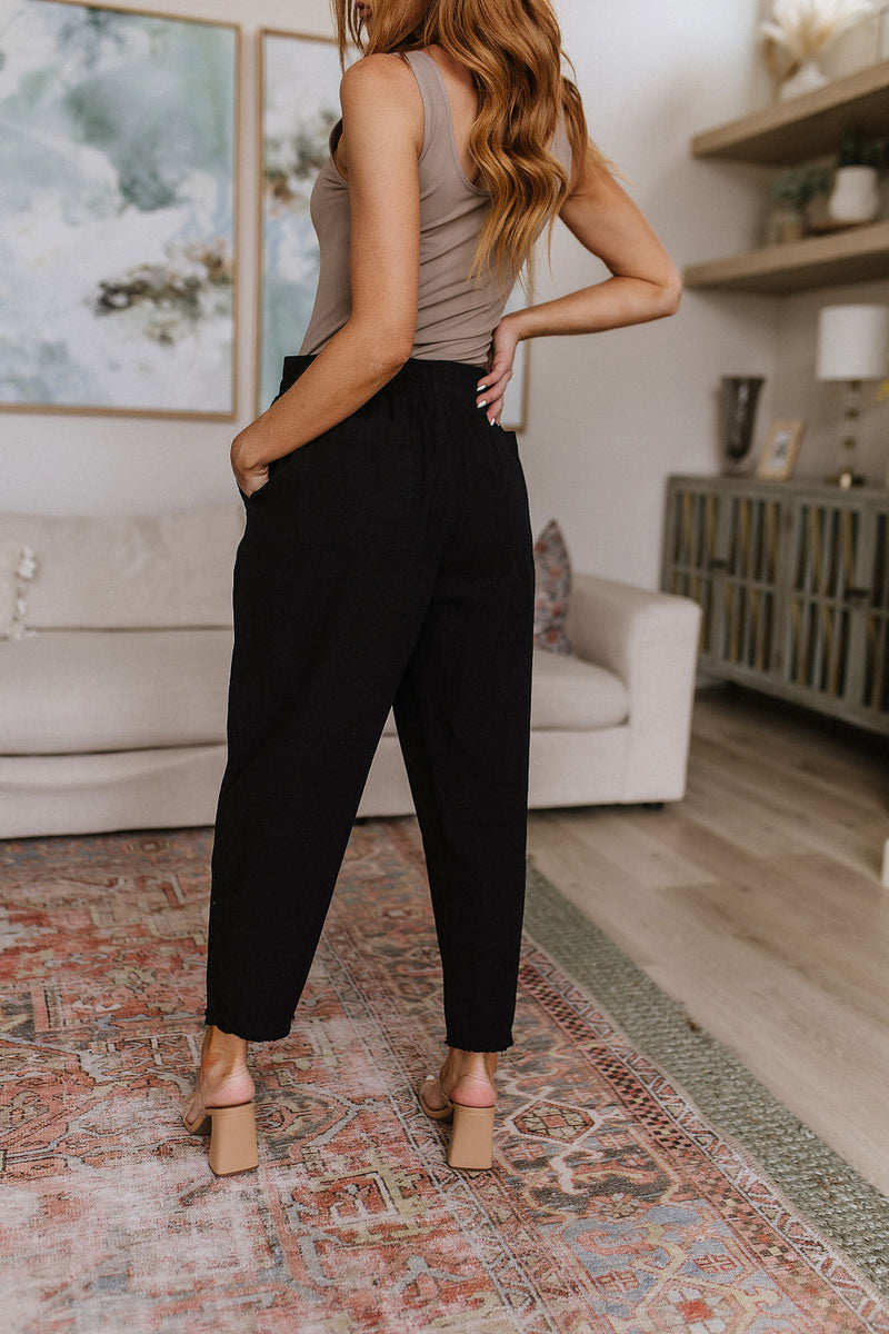 Love Me Dearly High Waisted Pants In Black Womens