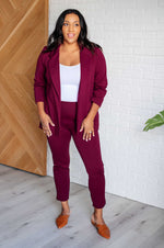 Magic 3/4 Blazer in Wine*