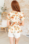 Magic Dance Square Neck Floral Blouse*