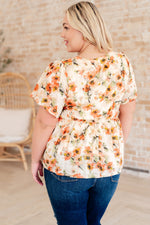 Magic Dance Square Neck Floral Blouse*