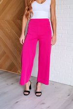 Magic Wide Leg Crop Pants in Hot Pink*