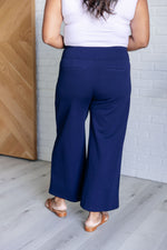 Magic Wide Leg Crop Pants in Navy*