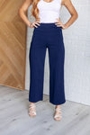 Magic Wide Leg Crop Pants in Navy*