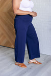 Magic Wide Leg Crop Pants in Navy*