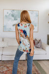 More Is Floral Tank Womens