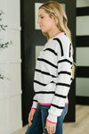 Much to My Relief Striped Sweater