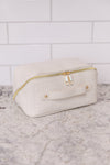 New Dawn Large Capacity Cosmetic Bag In White Womens