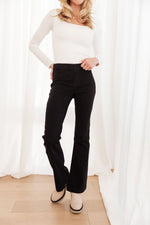 Next Level Black Flare Jeans Womens