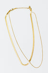 Noontide Double Chain Necklace Womens