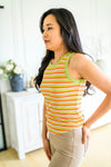 Now And Forever Striped Tank Womens