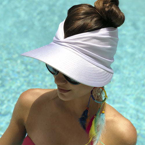 Preorder: Ruched Visor In Assorted Colors Womens