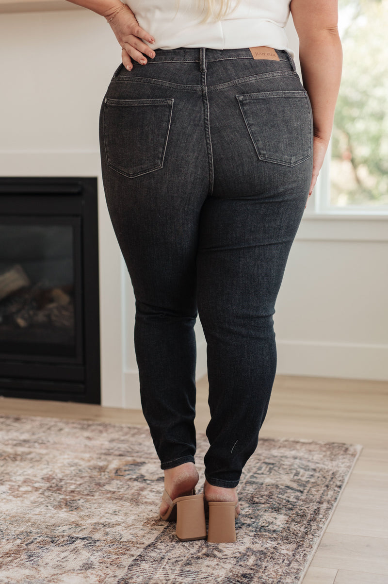 Judy Blue Tummy Control High Waist Denim Jeans - Black – Rust and