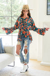 On To The Next Vibe Blouse Womens