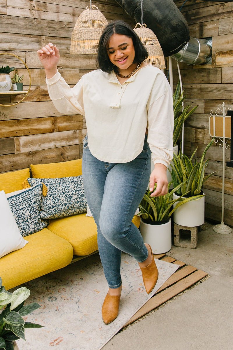 Osaka Top In Cream Womens