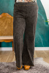 Park City Button Flare Jeans In Black Womens