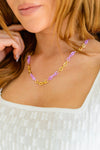 Perfectly Linked Two Toned Necklace Womens